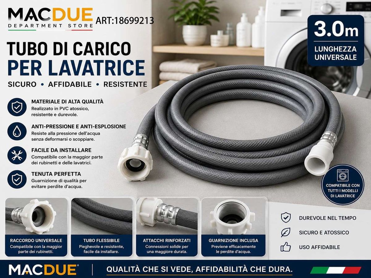 Tubo di Carico per Lavatrice