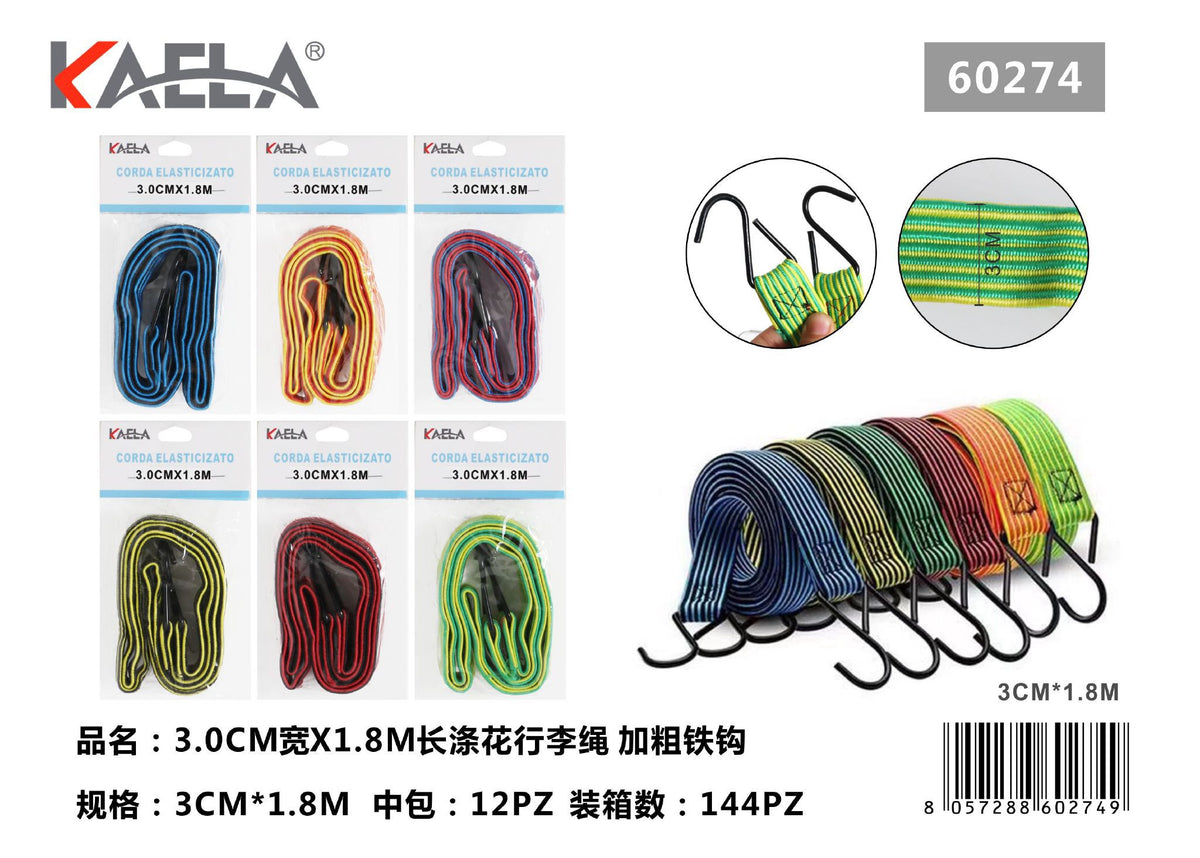 Corde elastiche di fissaggio – art. 60274