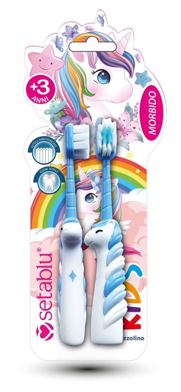 SPAZZOLINO DENTI KIDS NEW UNICORNO 2 pz