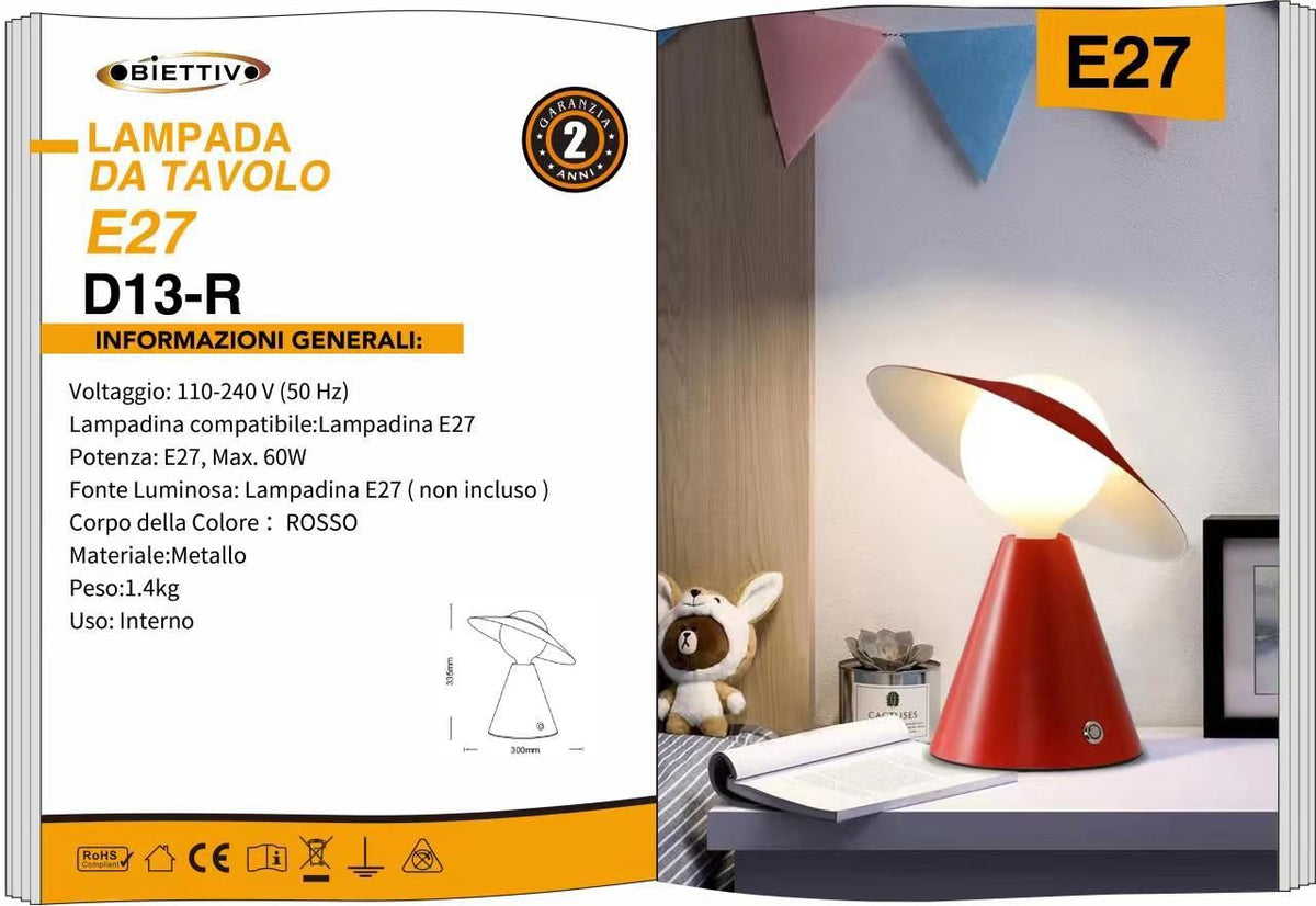 Lampada da tavolo – D13-R