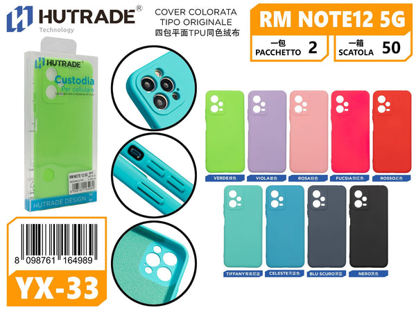 COVER COLORATA REDMI NOTE 12 5G – YX33 000744