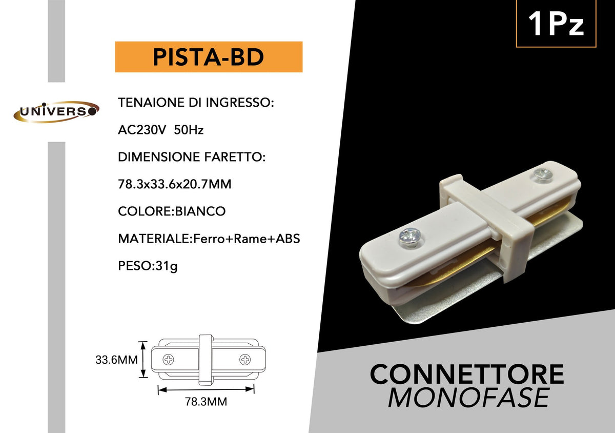 Connettore Binario Monofrase Universo – PISTA-BD