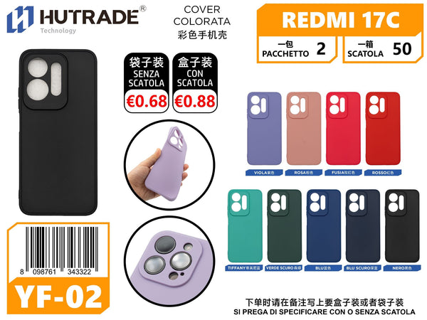 COVER COLORATA TPU REDMI 17C