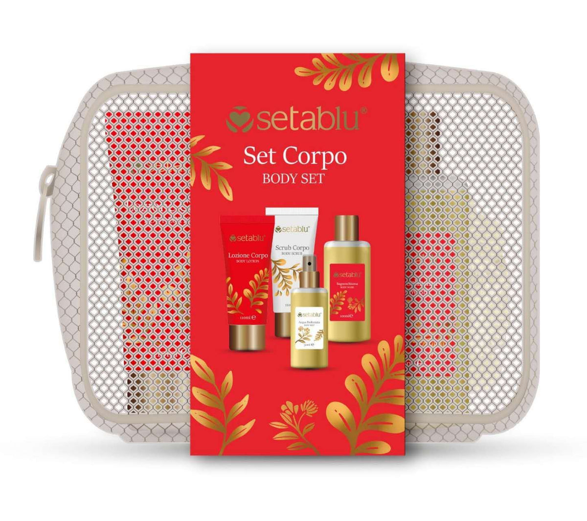 Set corpo con pochette · art. 038116