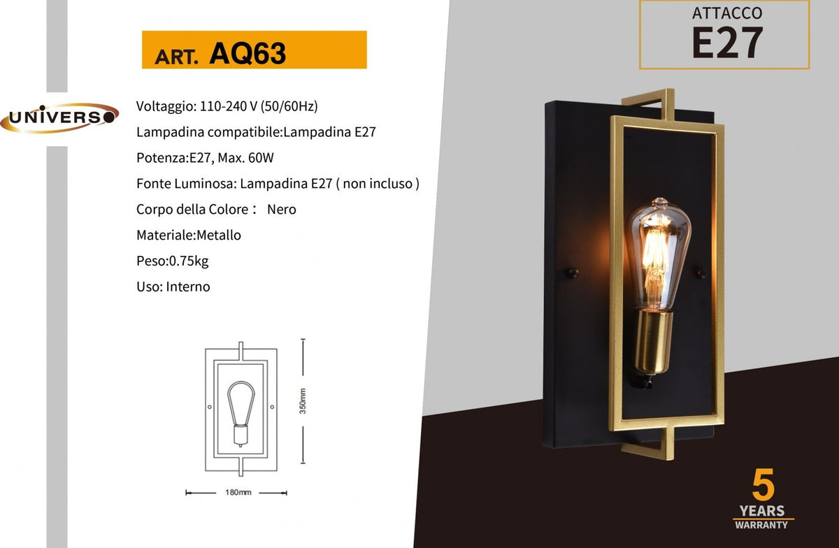 Applique Da Muro Universo – AQ63