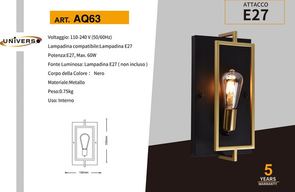 Applique Da Muro Universo – AQ63