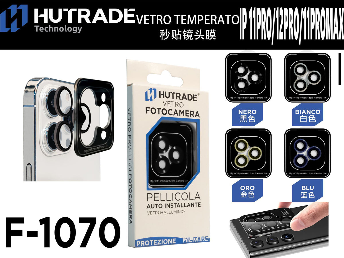PELLICOLA DI VETRO PER FOTOCAMERA IP11 PRO//IP12 PRO/IP11PROMAX