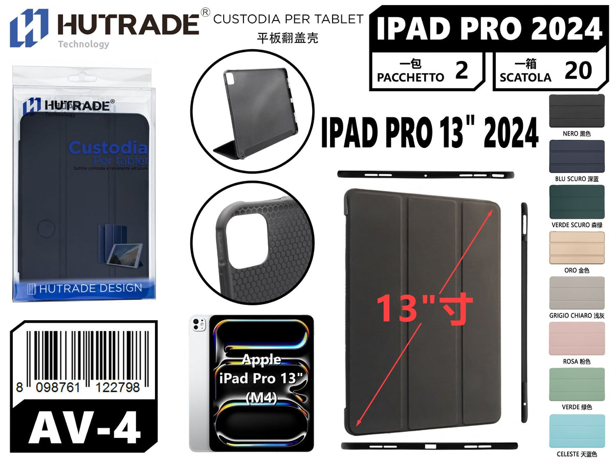 CUSTODIA PER TABLET IPAD PRO 13 2024