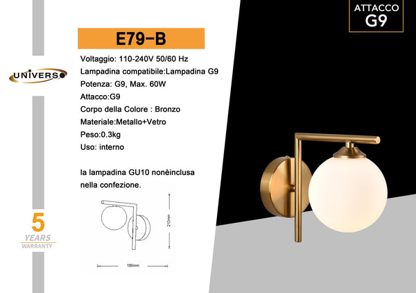 Applique Da Muro Universo – E79-B