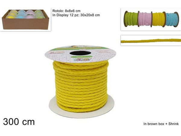 ROTOLO CORDONCINO 3mt COLORI ASS LF-1