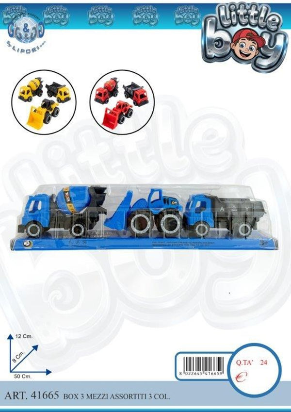 Set 3 mezzi giocattolo assortiti LIP41665