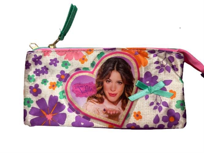 Violetta, bustina con fiori e fiocco