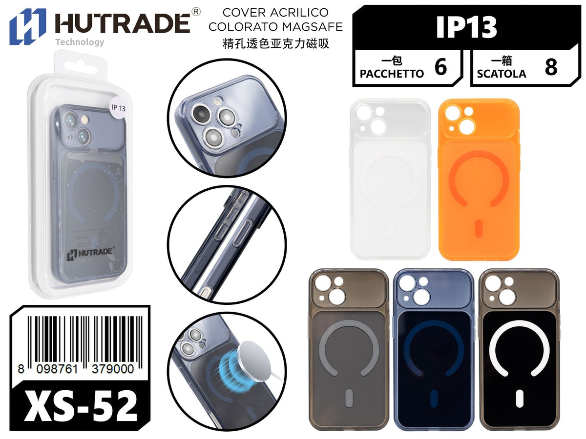 XS-52 COVER ACRILICO COLORATO MAGSAFE IP13