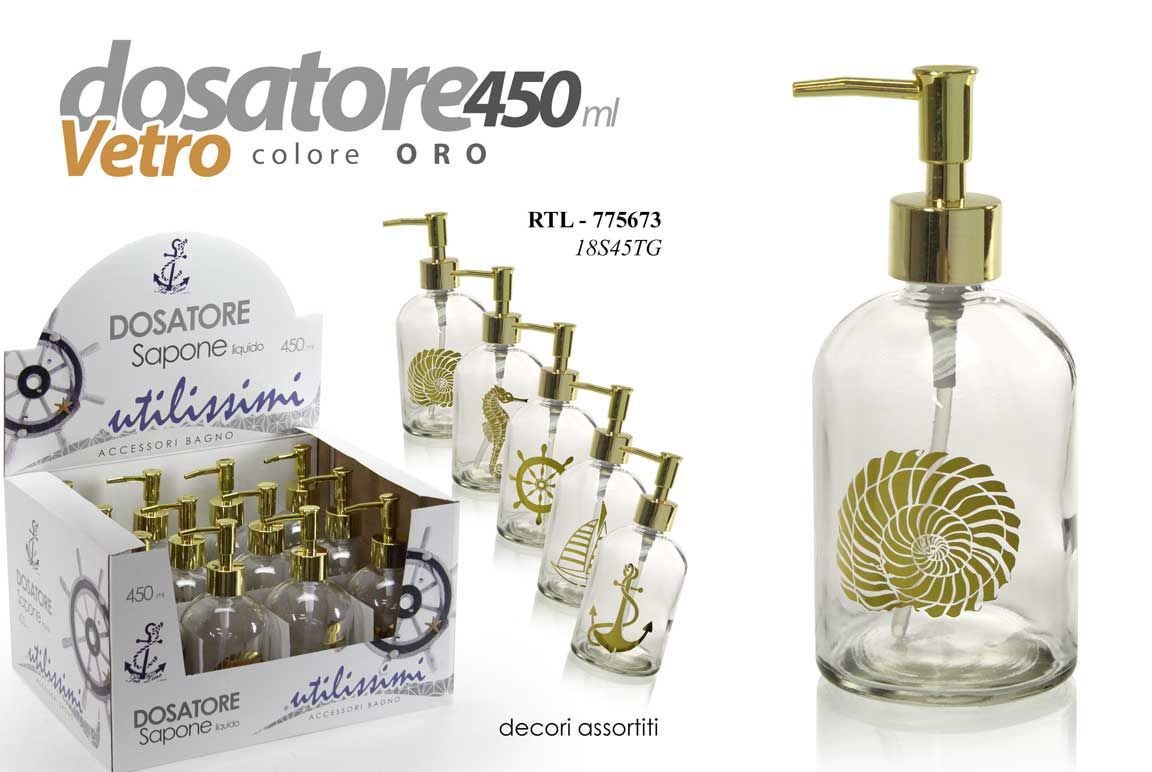 Dispenser sapone 480ML, 8×18CM – art. 775673