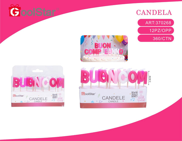 Candele buon compleanno