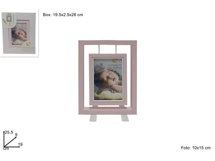Cornice portafoto PENDENTE PER FOTO 10 × 15 ROSA DCPF1520-2381520-169-B/P