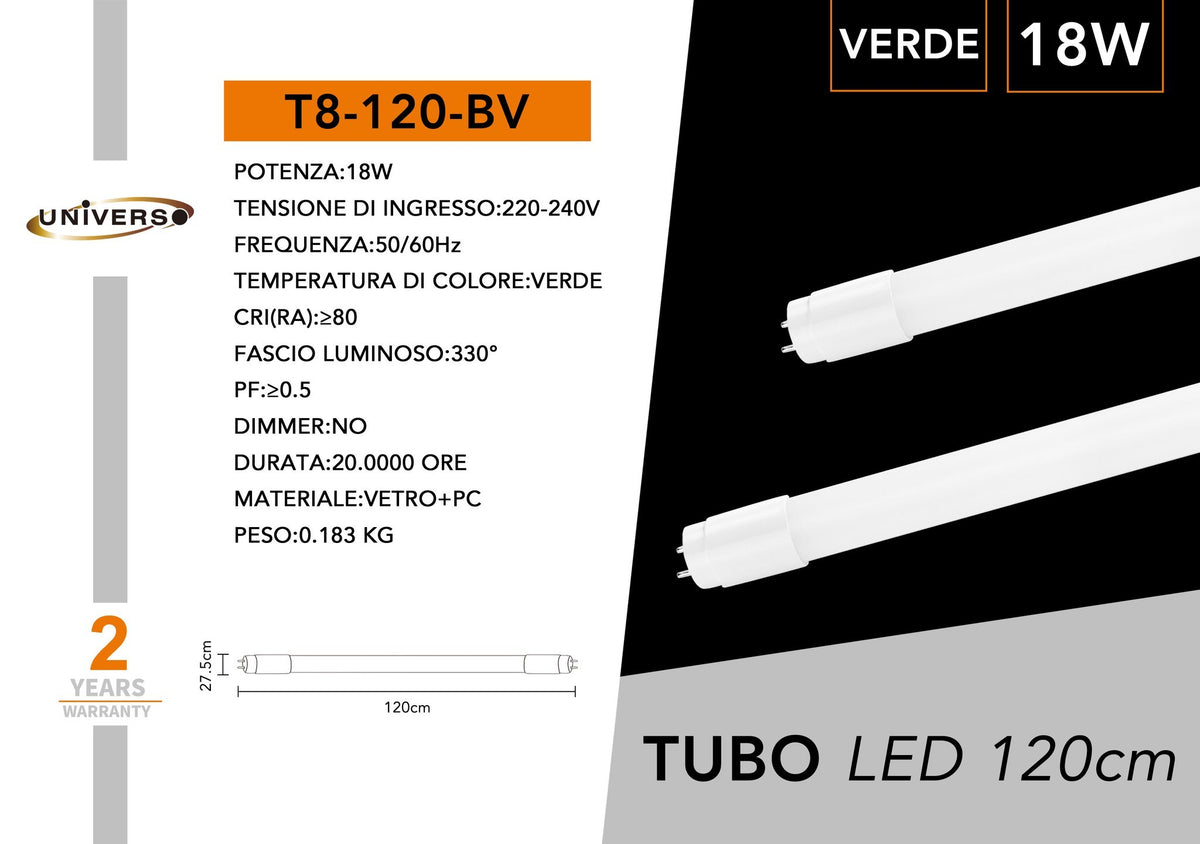Tubo LED – T8-120BV
