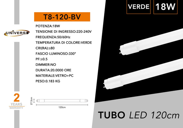 Tubo LED – T8-120BV