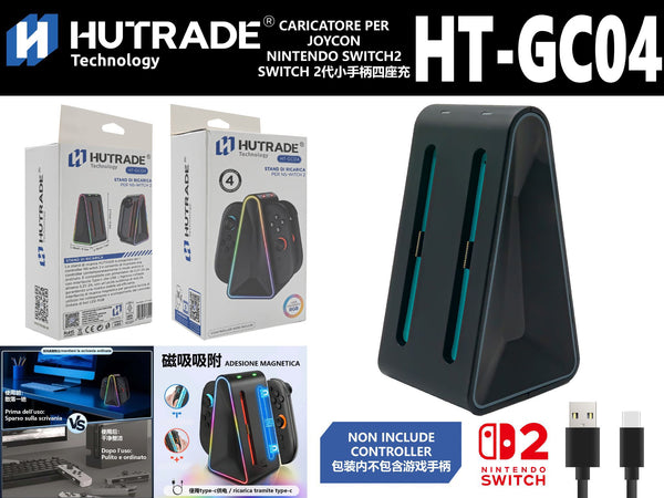 HT-GC04 CARICATORE PER JOYCON NINTENDO SWITCH 2