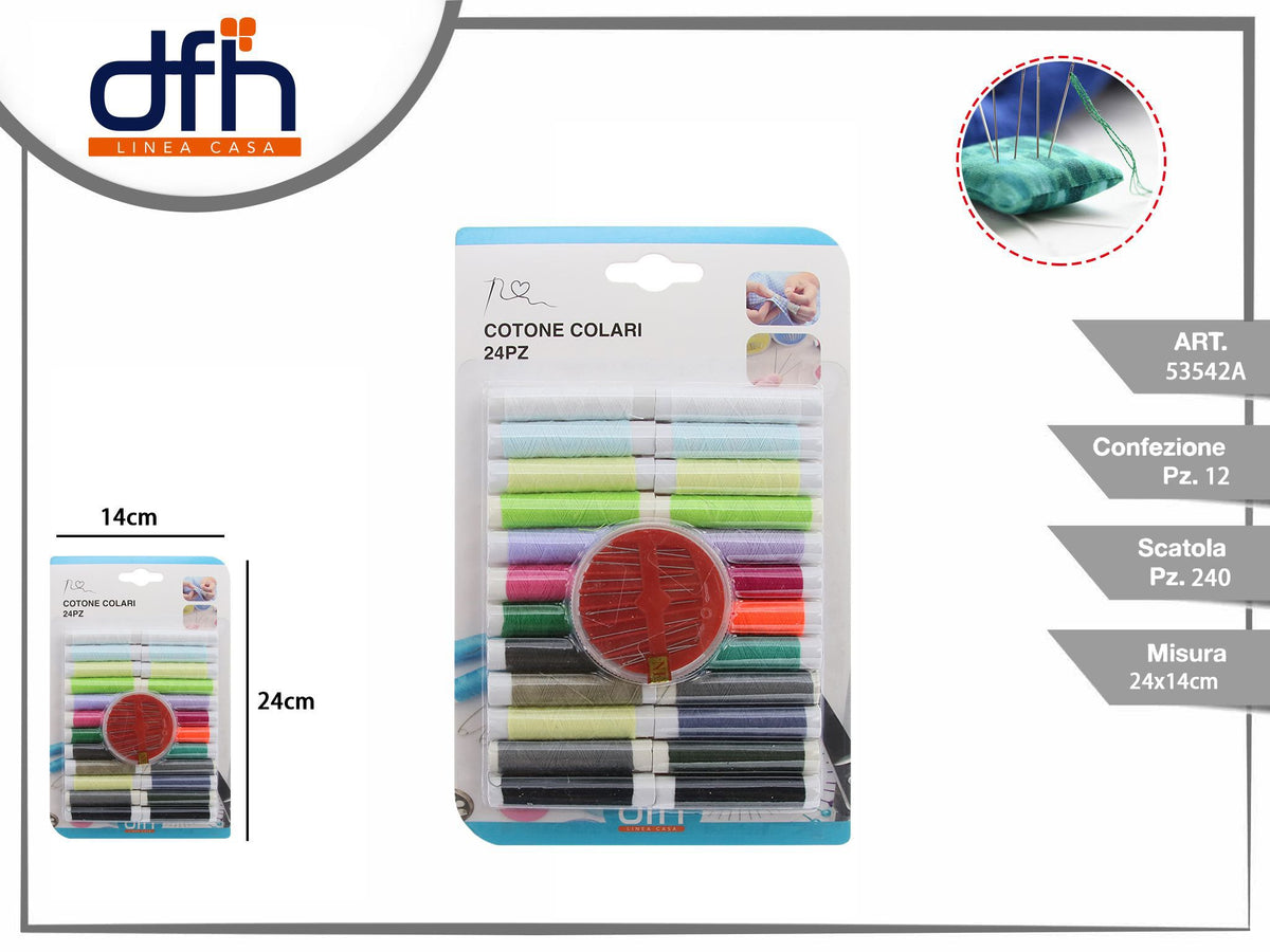 COTONE COLARI 24 pz