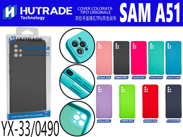 COVER COLORATA A51 – YX33 000621