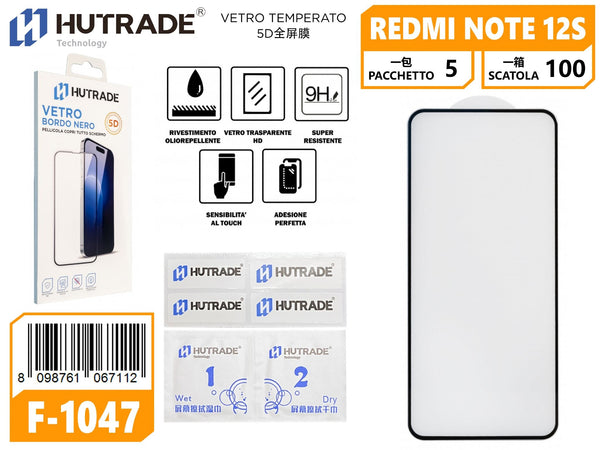 PELLICOLA DI VETRO 5D REDMI NOTE 12S