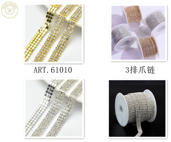 Decorazione strass · STRASS SS8 3FILA ART.61010