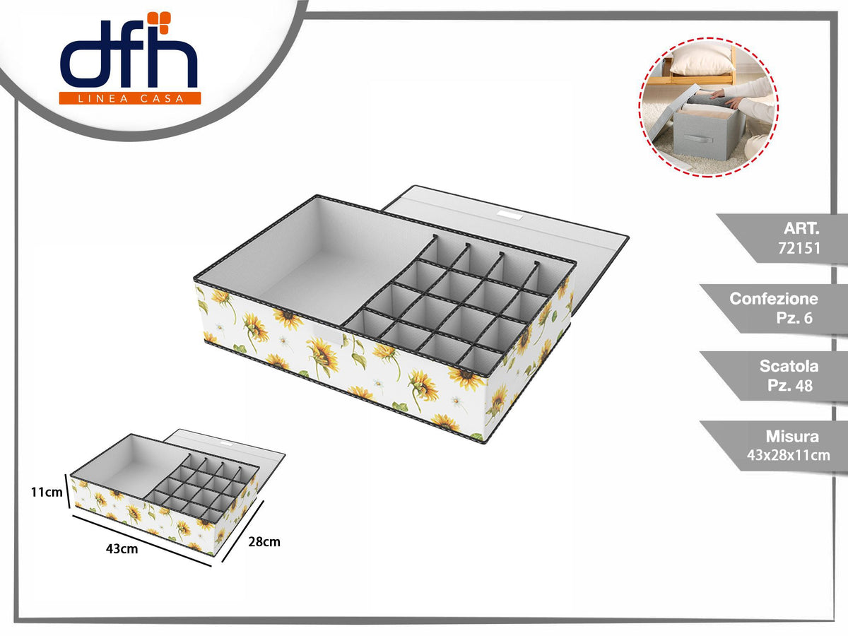 ORGANIZER PER ARMADIO 43 × 28 × 11 cm 161 SCOMPARTI