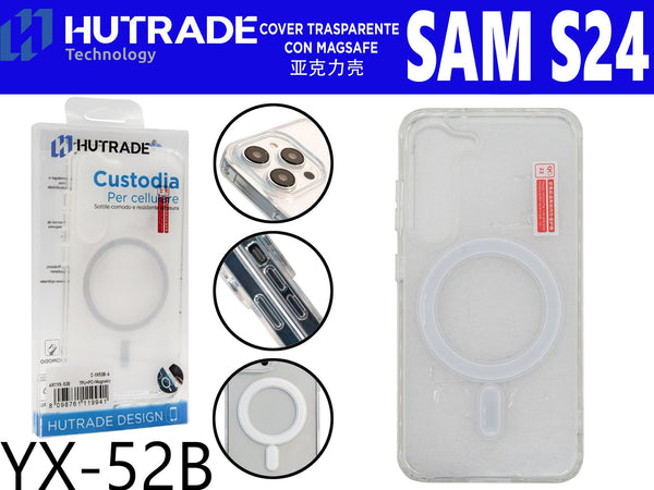 YX-52B COVER TRASPARENTE MAGSAFE S24