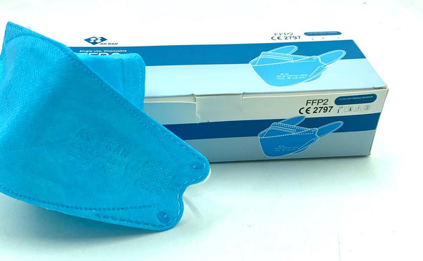 Mascherina FFP2 azzurra
