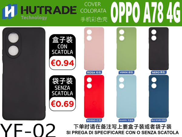 COVER COLORATO OPPO A78 4G – YF02 006803