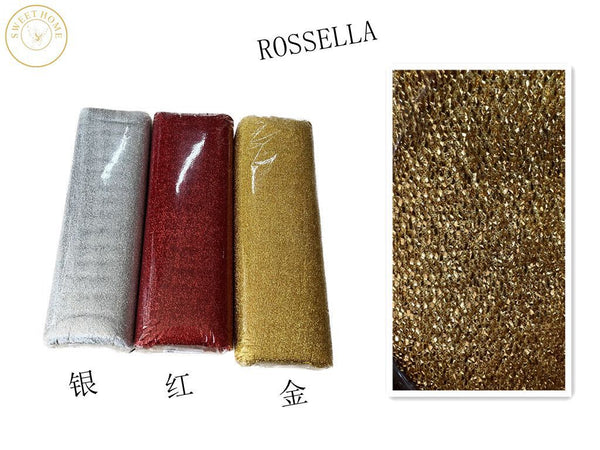 Tessuto per cucito · TESSUTO ROSSELLA LUREX 13M