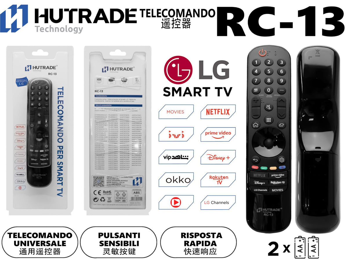 RC-13 TELECOMANDO PER SMART TV LG