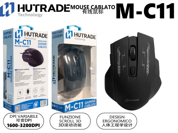 M-C11 MOUSE CON FILO