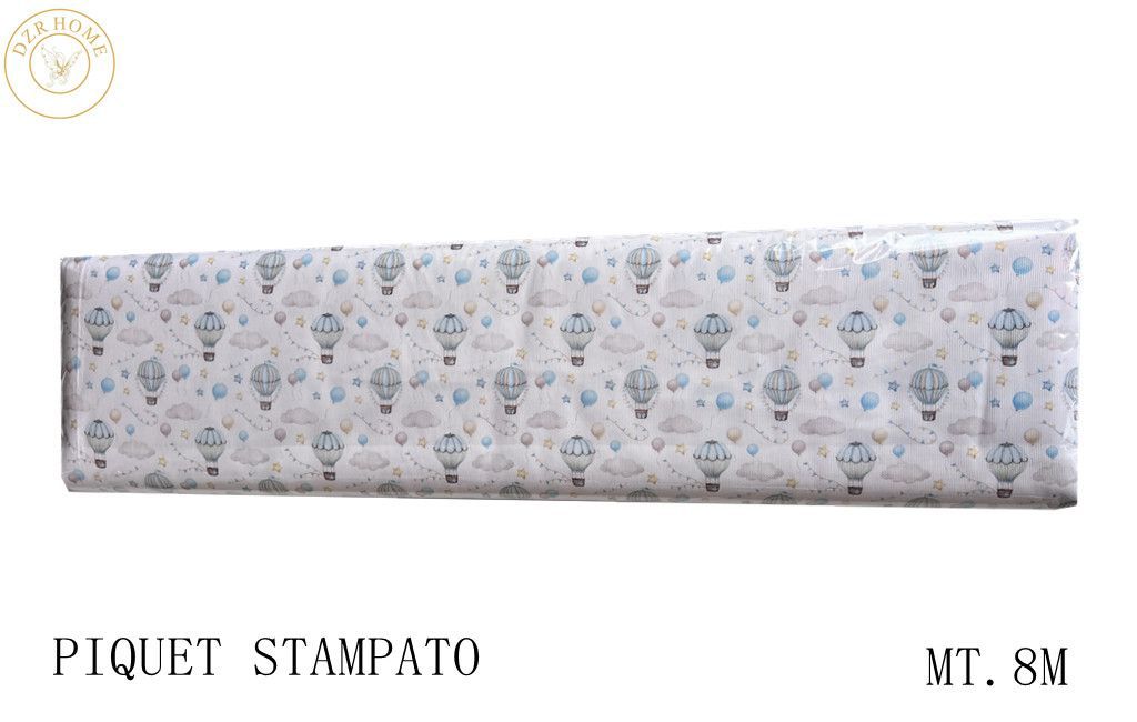 Tessuto per cucito · TESSUTO PIQUET STAMPATO DIS1
