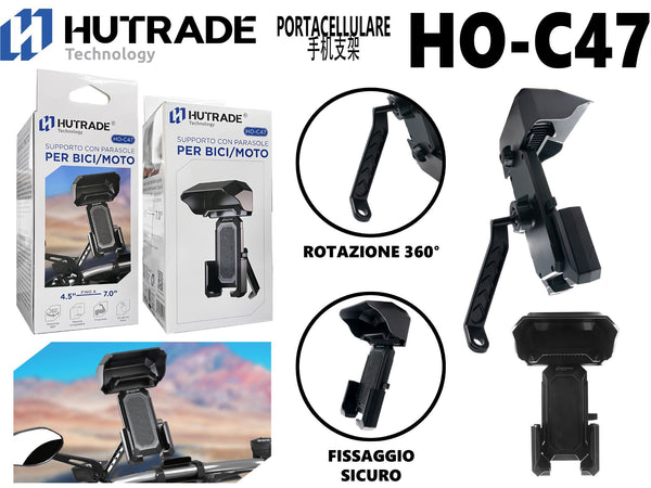 HO-C47 SUPPORTO DA BICI/MOTO CON PARASOLE