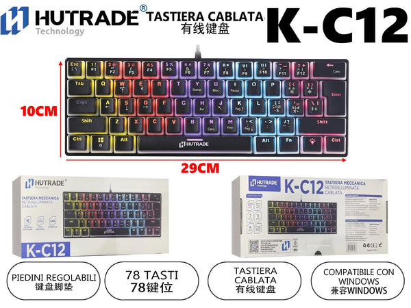 K-C12 TASTIERA CON FILO