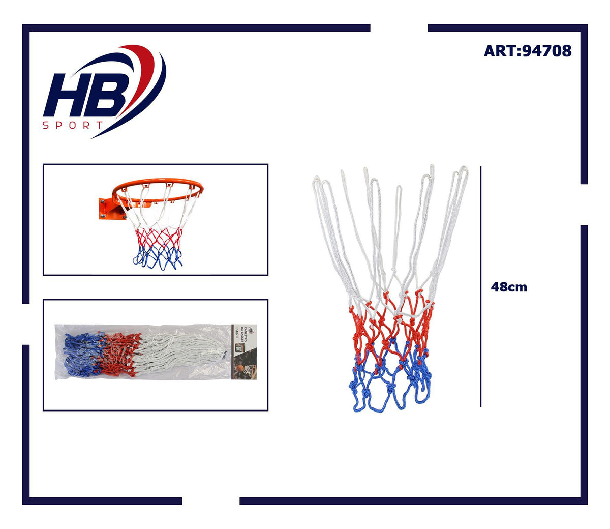 CANESTRO DA BASKET 46 cm
