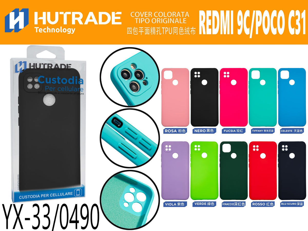 COVER COLORATA POCO C31/REDMI 9C – YX33 000627