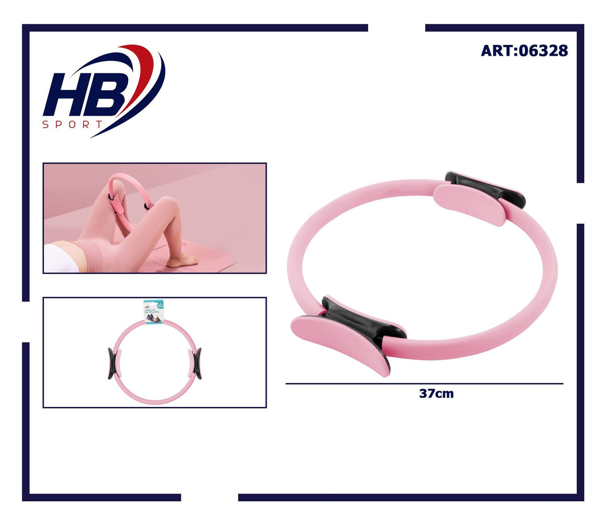 Anello da pilates-rosa