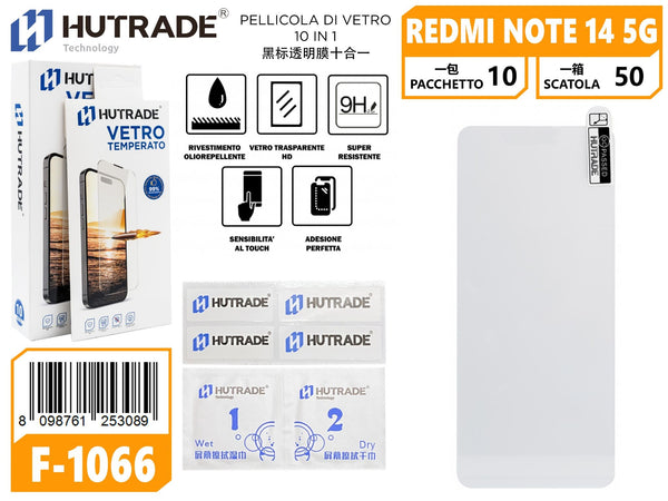PELLICOLA DI VETRO REDMI NOTE 14 5G 10 IN 1