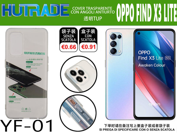 COVER TRASPARENTE OPPO X3 LITE – YF01 011782