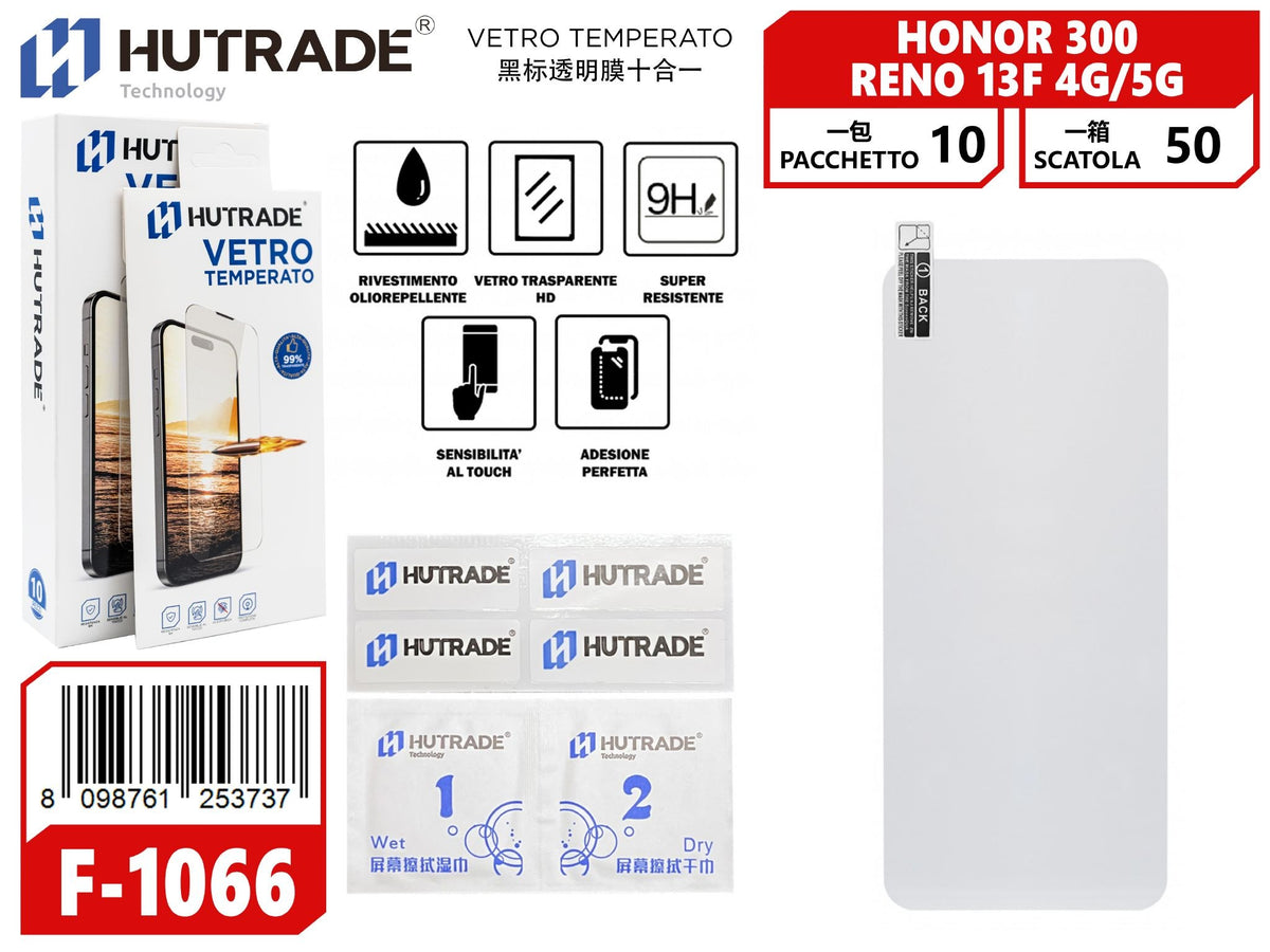 PELLICOLA DI VETRO HONOR 300/RENO 13F 4G/5G 10 IN 1