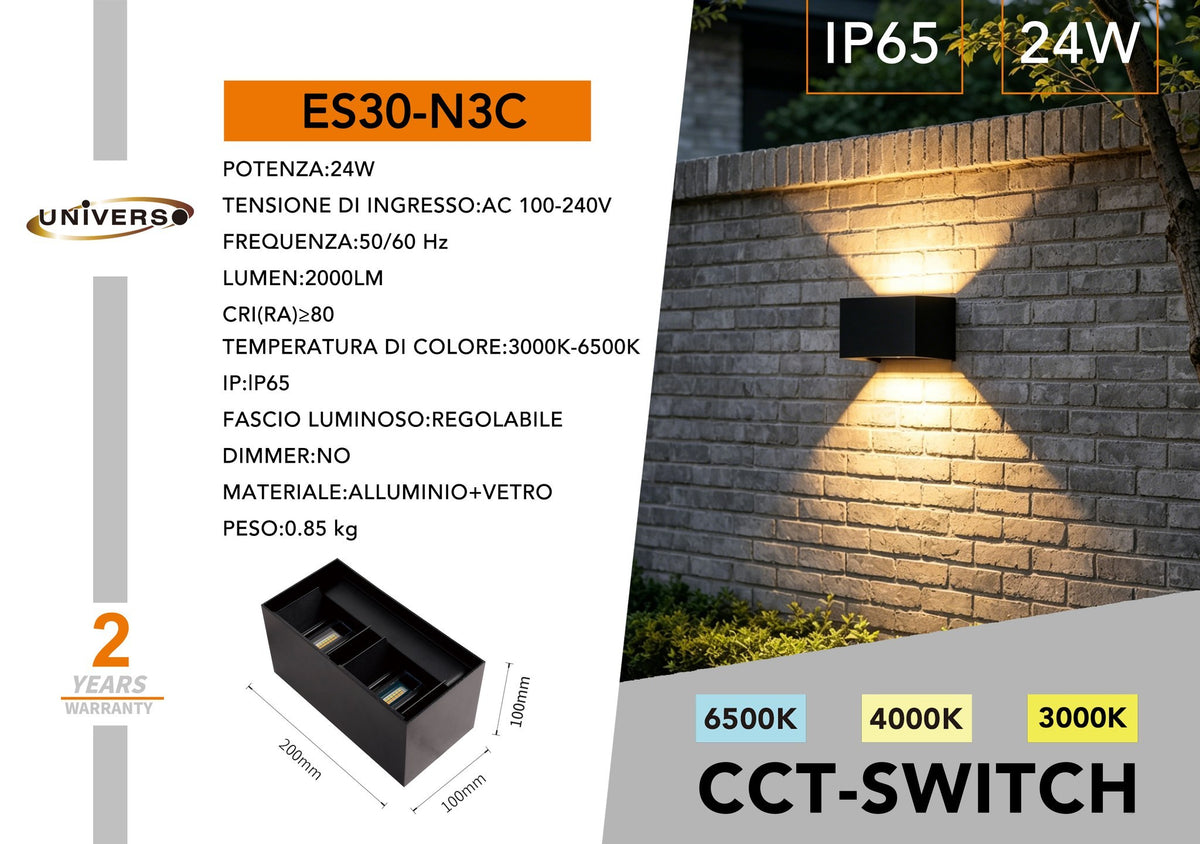 Applique da esterno – ES30-N3C