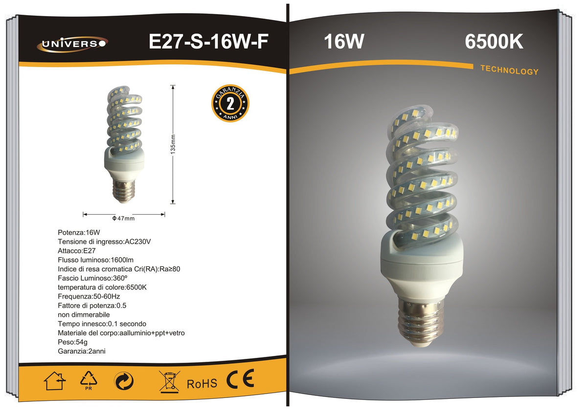 Lampadina LED Universo – S-16WF
