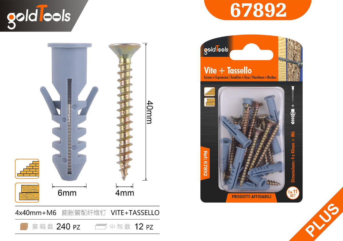 Viti con tasselli – art. 67892