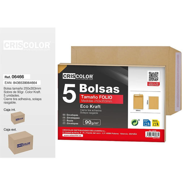 Buste kraft 250×353 MM – art. 906466