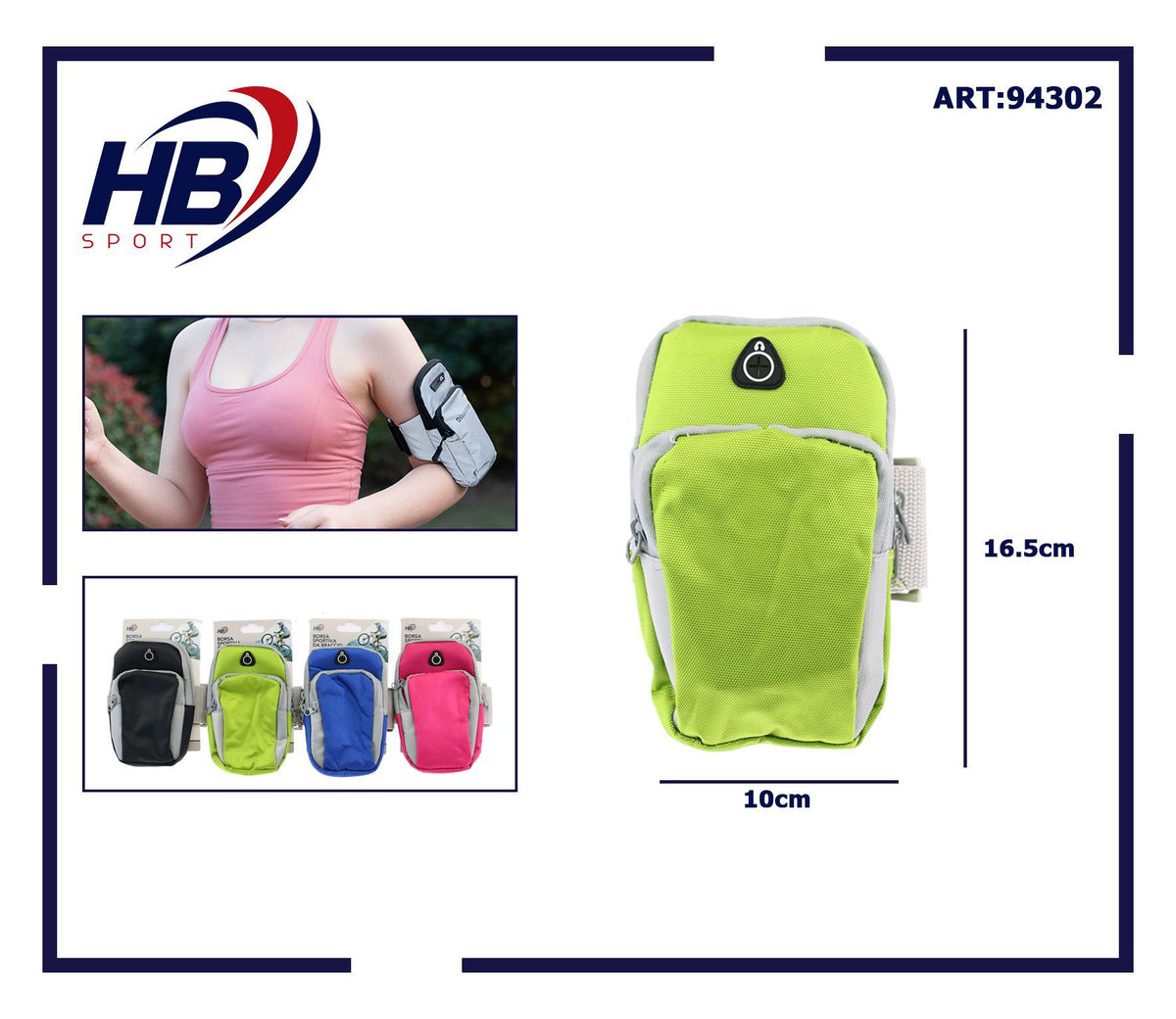 Borsa sportiva da braccio