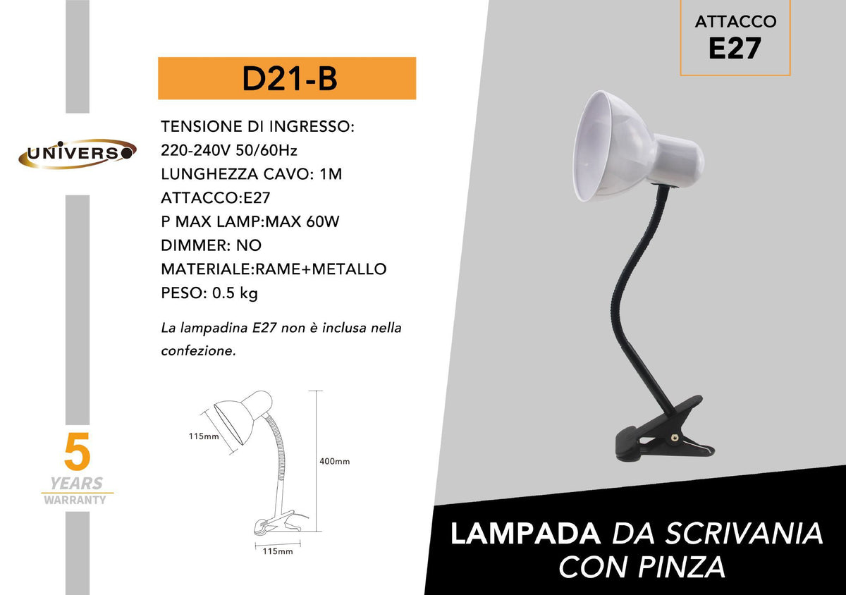 Lampada da tavolo – D21-B