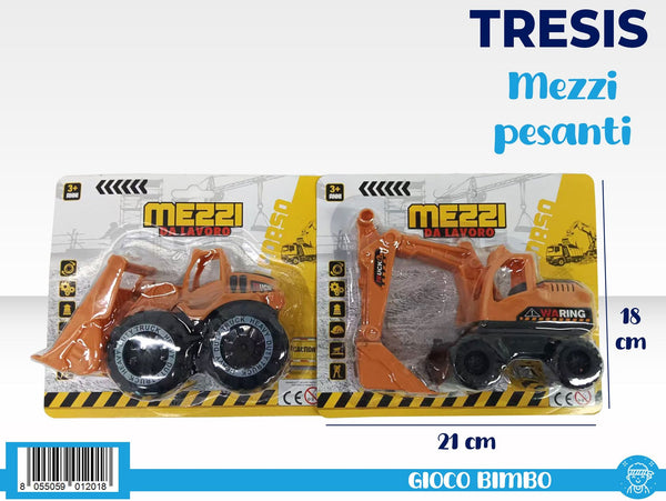 Set mezzi pesanti giocattolo JN000962P